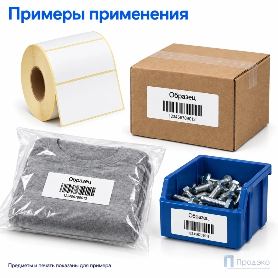 Термоэтикетка ЭКО 100х50 мм (1000 шт, втулка 40 мм)