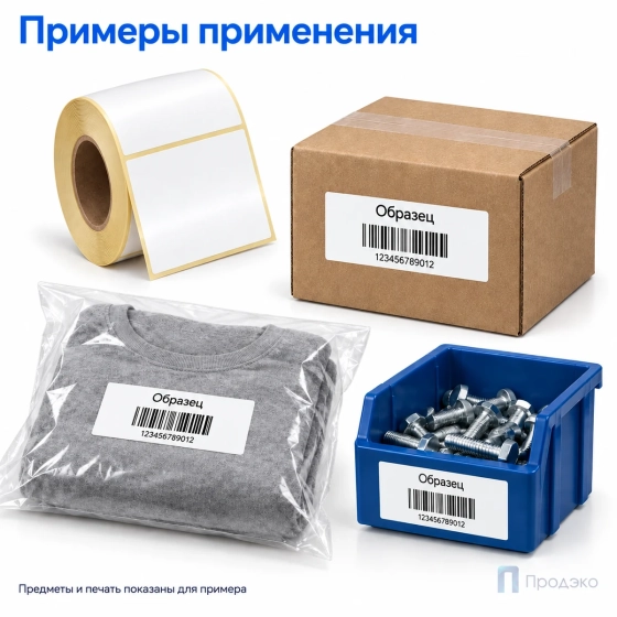 Термоэтикетка ЭКО 100х40 мм (1000 шт, втулка 40 мм)