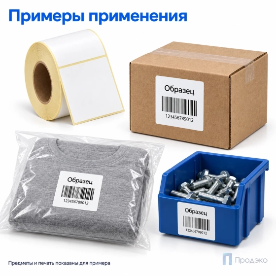 Термоэтикетка ЭКО 58х60 мм (400 шт, втулка 40 мм)