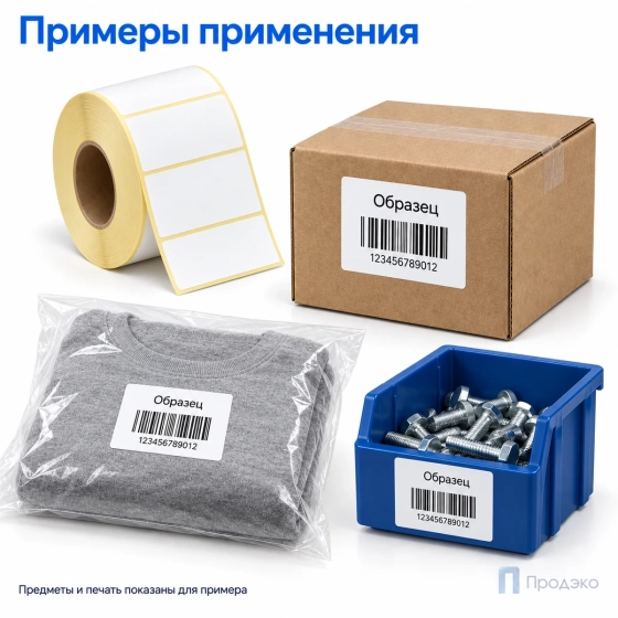 Термоэтикетка ЭКО 58х40 мм (2000 шт, втулка 40 мм)