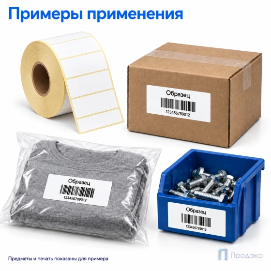 Термоэтикетка ЭКО 43х25 мм (5000 шт, втулка 40 мм)