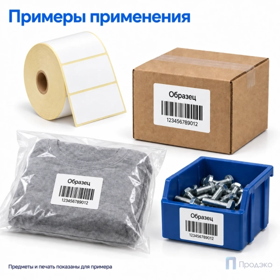 Термоэтикетка ЭКО 58х40 мм (3000 шт, втулка 26 мм)