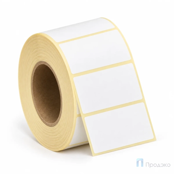 Термоэтикетка ЭКО 43х25 мм (1000 шт, втулка 40 мм)