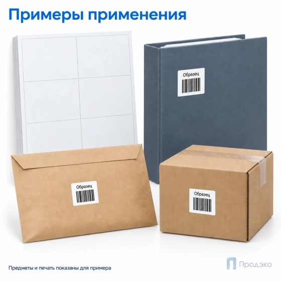 Этикетки самоклеящиеся А4 105х99 мм (6 шт на листе, 500 листов)