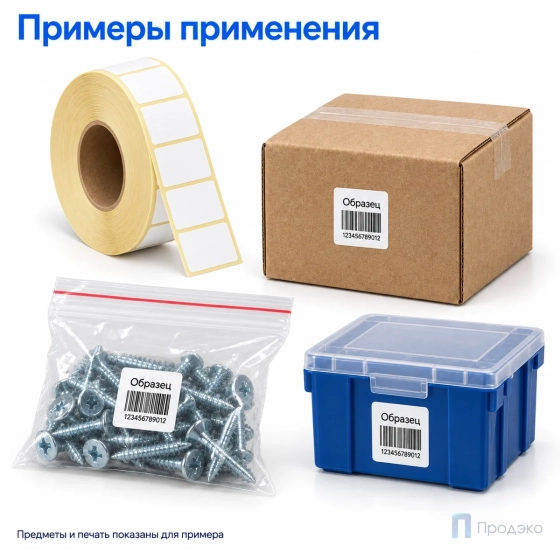 Термоэтикетка ТОП 20х20 мм (2000 шт, втулка 40 мм)