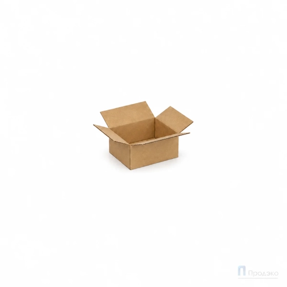Картонная коробка 180x150x85 (четырёхклапанная, Т22, профиль В, бурая)