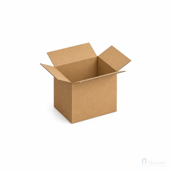 Картонная коробка 340x260x310 (четырёхклапанная, Т22, профиль В, бурая)