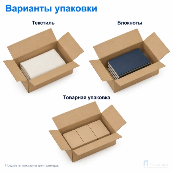 Картонная коробка 410х240х140 (четырёхклапанная, Т24, профиль В)