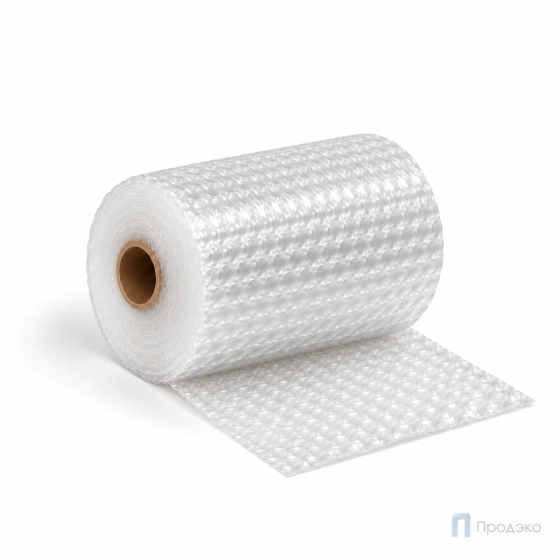 Пузырчатая плёнка 0,3 x 50 м (двухслойная, прозрачная, 40 гр/м2)