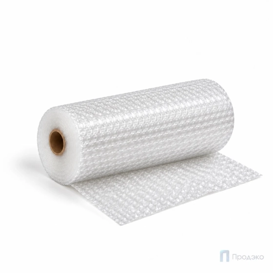 Пузырчатая плёнка 0,6 x 50 м (двухслойная, прозрачная, 40 гр/м2)