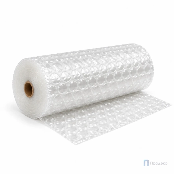 Пузырчатая плёнка БигБабл 1,2 x 50 м (двухслойная, прозрачная, 90 гр/м2)