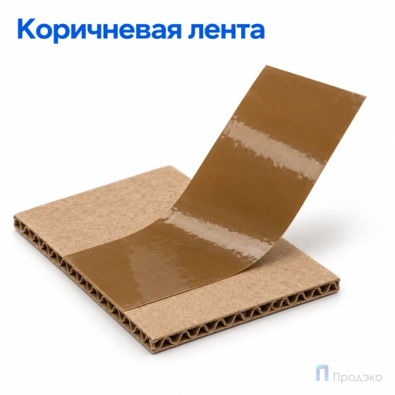 Клейкая лента 48 мм х 66 м (упаковочная, коричневая, 45 мкм)