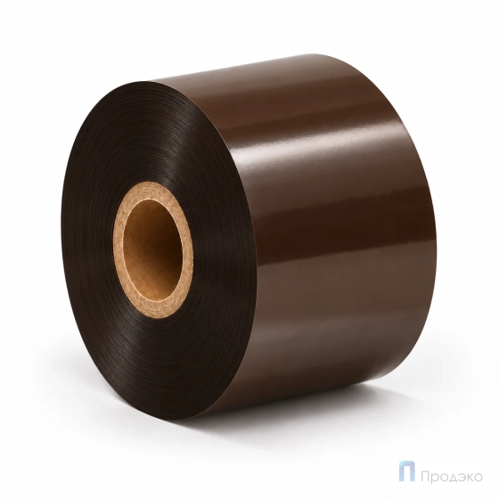 Риббон Resin Premium Color Brown Textile 40мм - 200м - 1" - 40мм - OUT