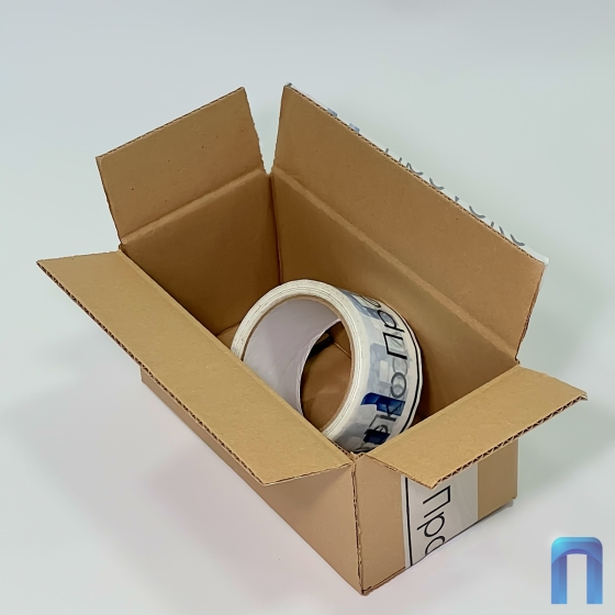 Картонная коробка 220х160х80 мм (самосборная, Т23, профиль В, бурая)