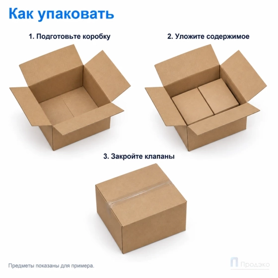 Картонная коробка 400х390х255 (четырёхклапанная, Т25, профиль В)