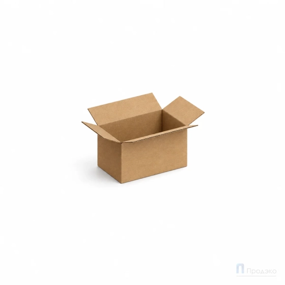 Картонная коробка 250x150x150 (четырёхклапанная, Т22, профиль В, бурая)
