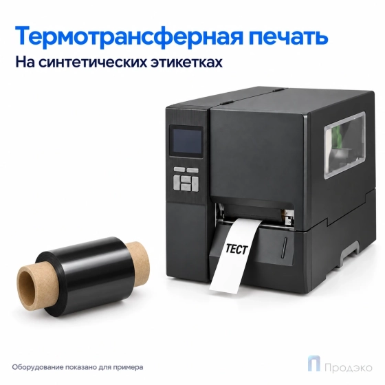 Риббон Wax-Resin 33мм - 74м - 1" - 57мм - OUT