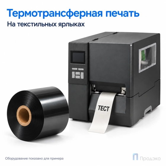 Риббон Resin Premium textile 40мм - 300м - 1" - 40мм - OUT