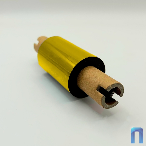 Риббон Wax-Resin Color Gold Textile 57мм - 74м - 0.5" - 110мм - OUT