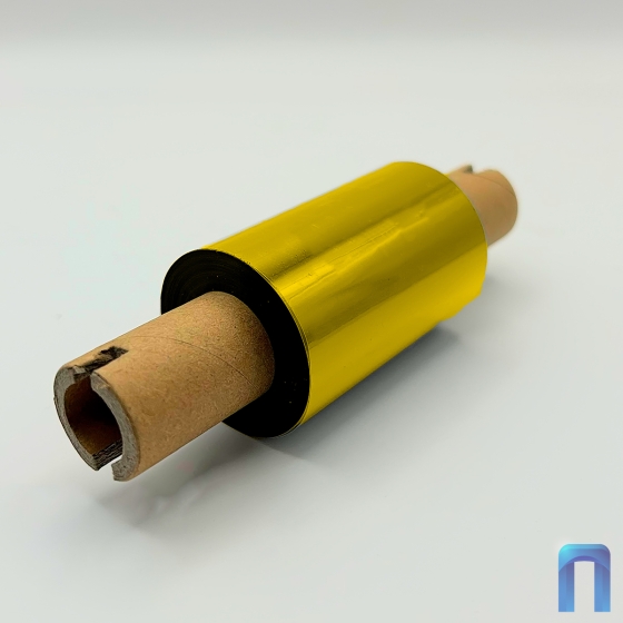 Риббон Wax-Resin Color Gold Textile 57мм - 74м - 0.5" - 110мм - OUT
