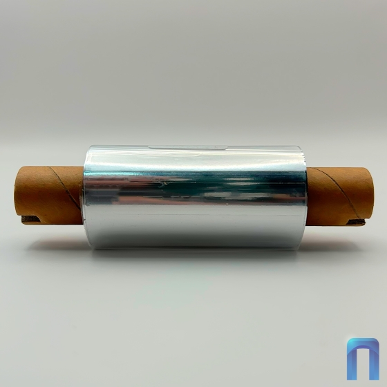 Риббон Resin Premium Color Silver Textile 64мм - 74м - 0,5" - 110мм - OUT