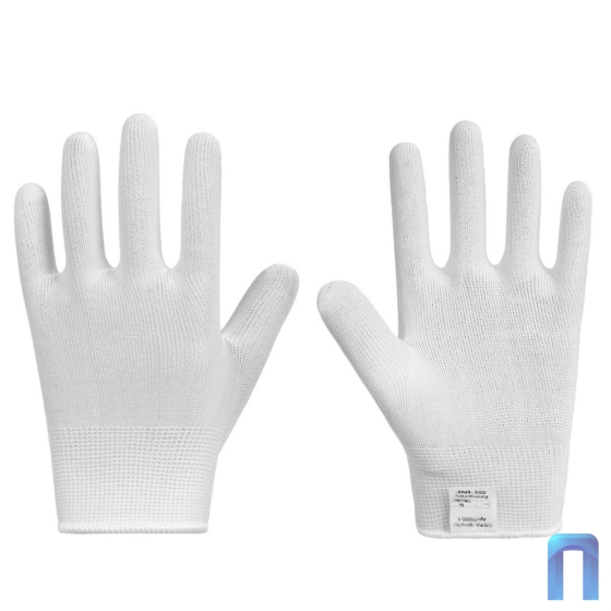 Перчатки рабочие нейлоновые белые (13 класс, размер L)