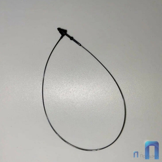 Биркодержатель пластик 185 мм (чёрная, 500шт)