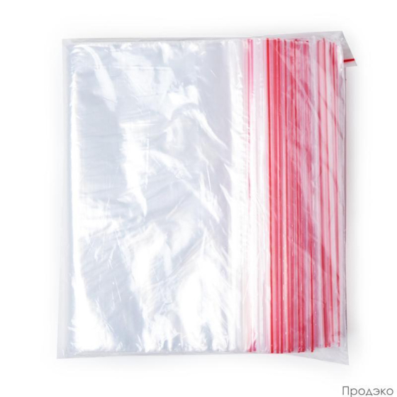 Пакет с замком zip-lock, 20×25см, 35мкм, стандартные, ПВД (100 шт в упаковке)