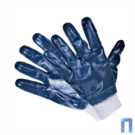 Перчатки нитриловые манжет резинка (10 пар в упаковке)