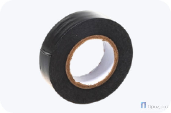 Изолента 19 мм х 20 м (чёрная, 150 мкм)