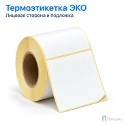 Термоэтикетка ЭКО 90х60 мм (500 шт, втулка 40 мм)