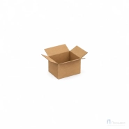 Картонная коробка 220x175x150 (четырёхклапанная, Т22, профиль В, бурая)