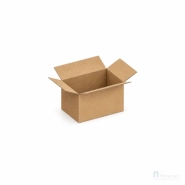 Картонная коробка 380x253x238 (четырёхклапанная, Т22, профиль В, бурая)