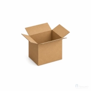 Картонная коробка 340x260x310 (четырёхклапанная, Т22, профиль В, бурая)