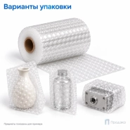 Пузырчатая плёнка 0,3 x 25 м (двухслойная, прозрачная, 40 гр/м2)