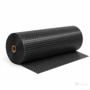 Пузырчатая плёнка 1,5 x 100 м (трехслойная, черная, 60 гр/м2)