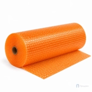 Пузырчатая плёнка 1,5 x 100 м (трехслойная, оранжевая, 60 гр/м2)