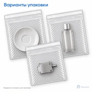 Пузырчатый пакет 30 x 40 cм клеевой клапан 5 см (100 шт, трехслойный, прозрачный, 60 гр/м2)