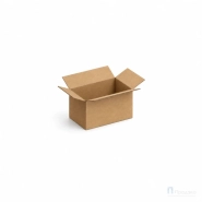Картонная коробка 250x150x150 (четырёхклапанная, Т22, профиль В, бурая)