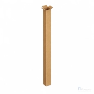 Картонный тубус 100х100х1600 (Т23, профиль B, бурый)