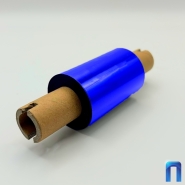 Риббон Wax Blue 55мм - 74м - 0,5" - 110мм - OUT
