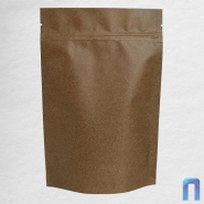 Пакет Дой Пак с замком Бумажный КОРИЧНЕВЫЙ 150×210+(40+40) (50шт/уп)