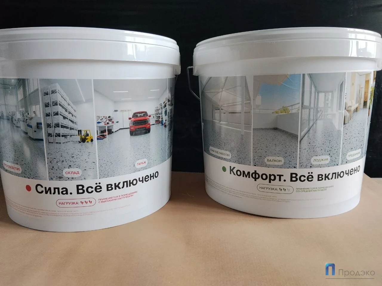 Маркировка пластиковых ведер Сила и Комфорт