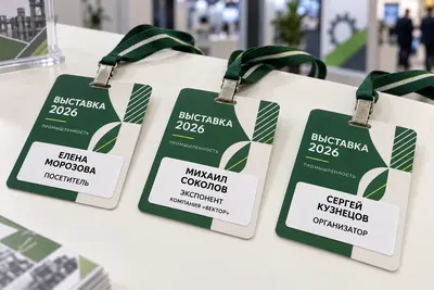 Бейджи выставки