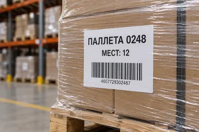 Этикетка на паллете