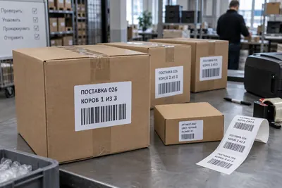 Этикетки поставки